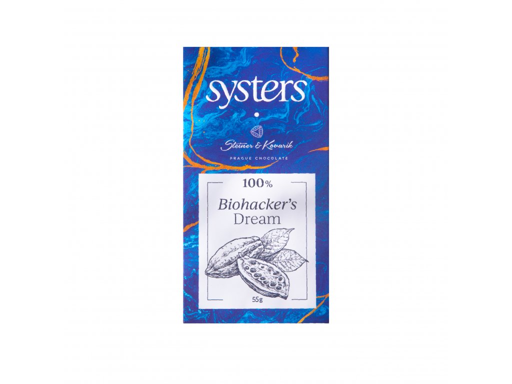 Systers - Biohacker’s Dream 100% Dark Chocolate (Organic)