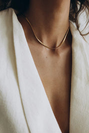OPLOTKA MINI SNAKE GOLD Necklace