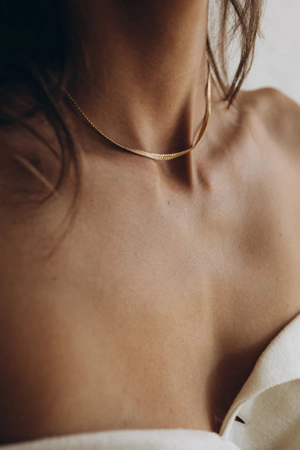 OPLOTKA MINI SNAKE GOLD Necklace