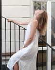 Gust Linen - Linen Dress With V-Neckline