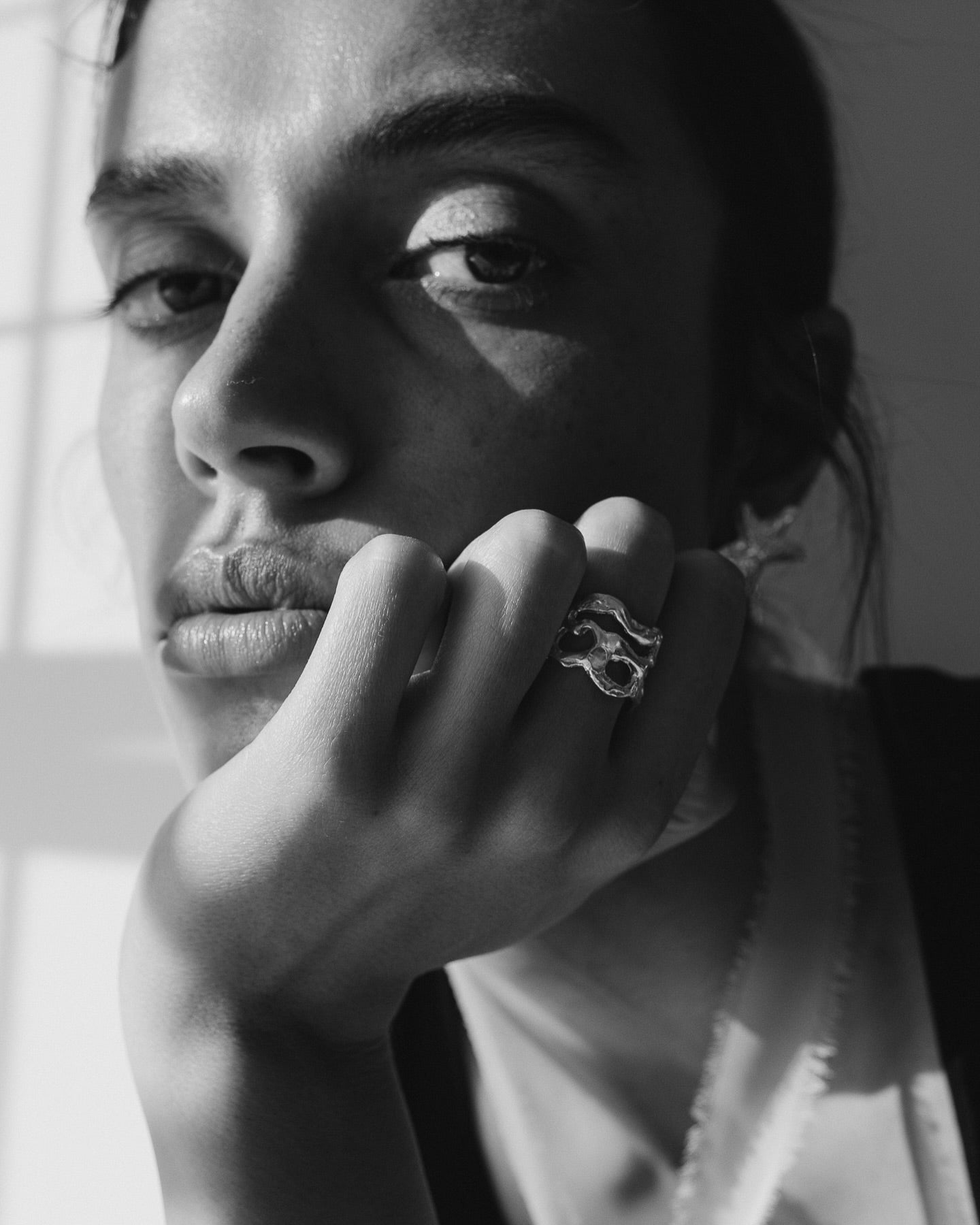 OPLOTKA CLOUDS SILVER Ring