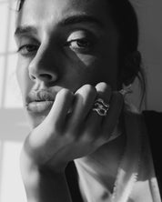 OPLOTKA CLOUDS SILVER Ring