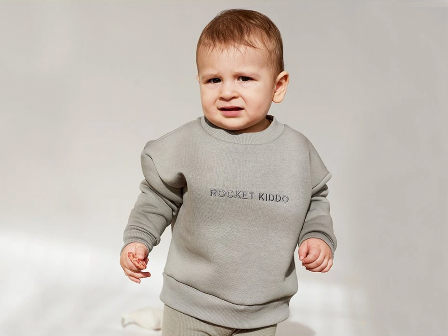 Lunamies - Dětská mikina ROCKET KIDDO / Mocha Dream