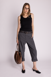 ARIETTE - TANK TOP Black