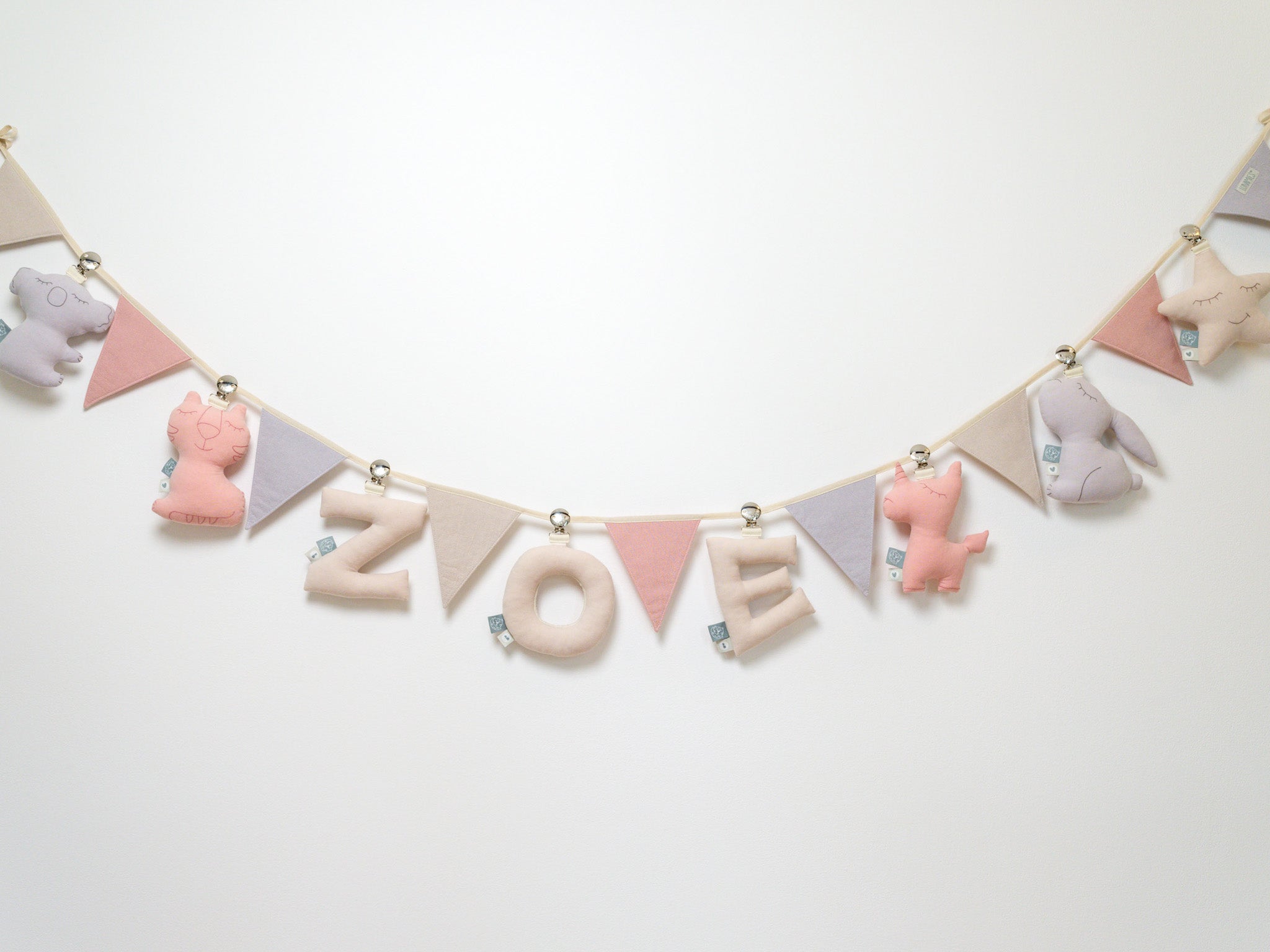 Lunamies - Moonstone Pink Bunting
