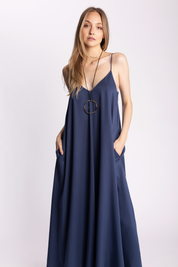 ARIETTE - SOFIA Dress Blue