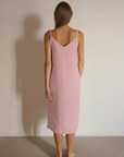 Gust Linen - Linen Dress With V-Neckline