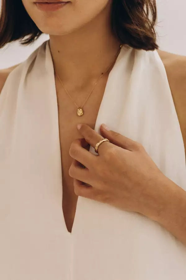 OPLOTKA SPOT GOLD Ring
