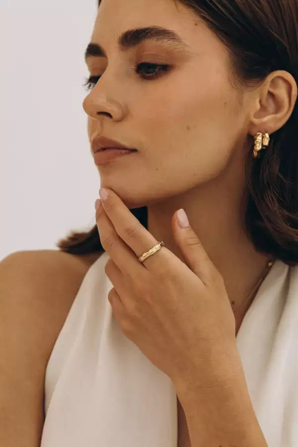 OPLOTKA SPOT GOLD Ring