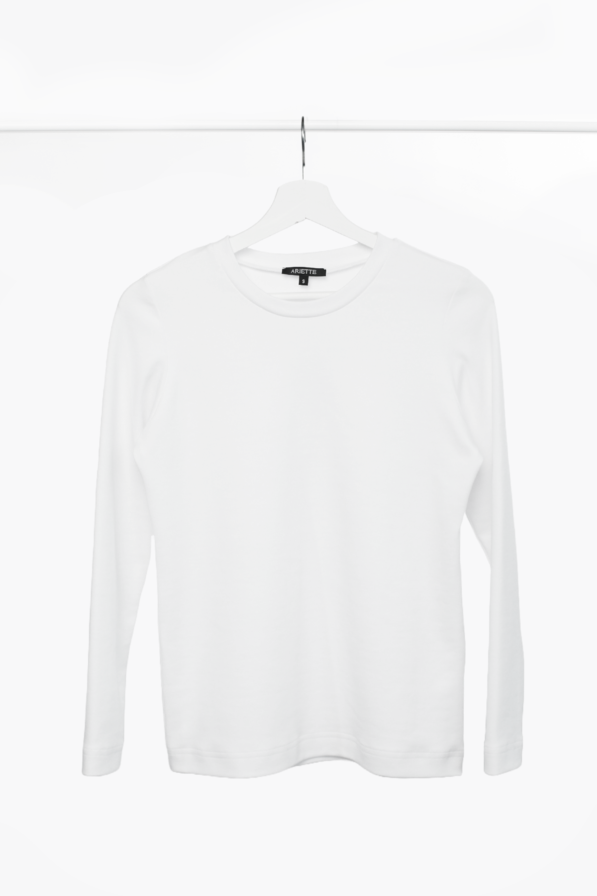Ariette T-SHIRT WITH LONG SLEEVES WHITE
