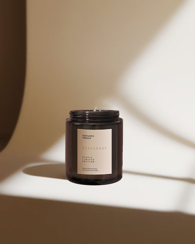 Perfumed Prague – Candle Rhubarb, Matcha, Sandalwood