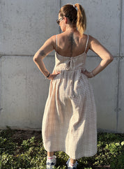 SHATTY - Muslin Dress - Iza Vichy Dress