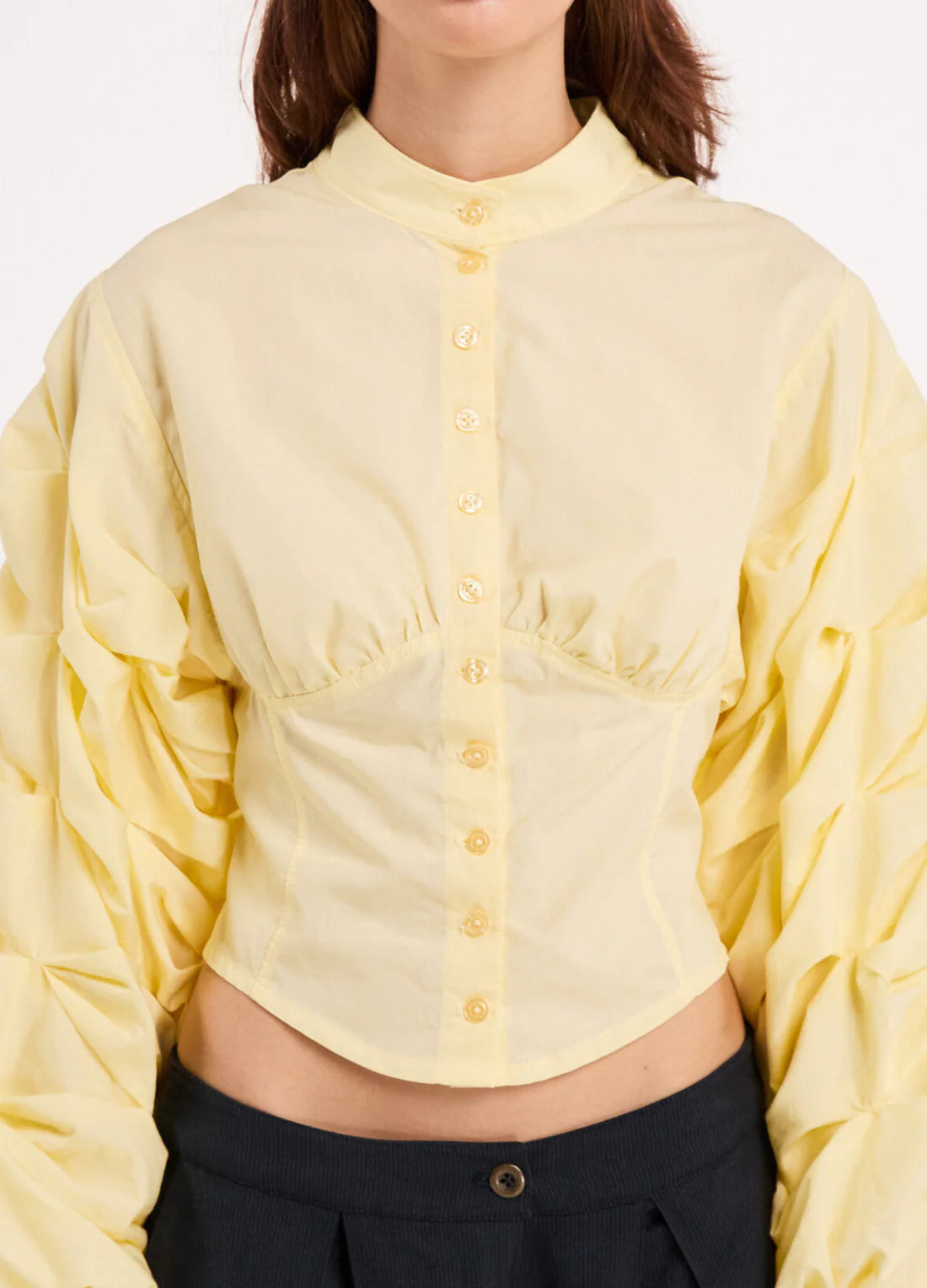 By Marta Studios - Claudya Corset Blouse with Cuffs