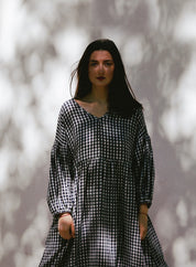SHATTY - Muselin Dress - Sara vichy dress
