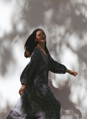 SHATTY - Muselin Dress - Sara vichy dress