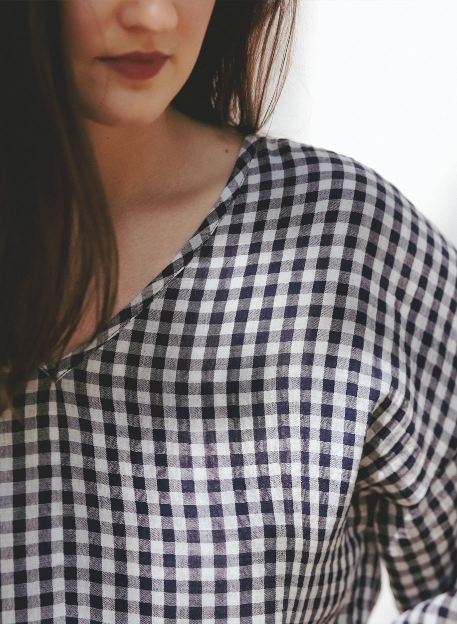 SHATTY - Muselin Dress - Sara vichy dress