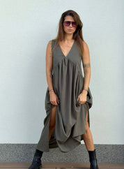 SHATTY - Cotton Dress - Alva
