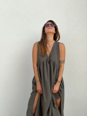 SHATTY - Cotton Dress - Alva
