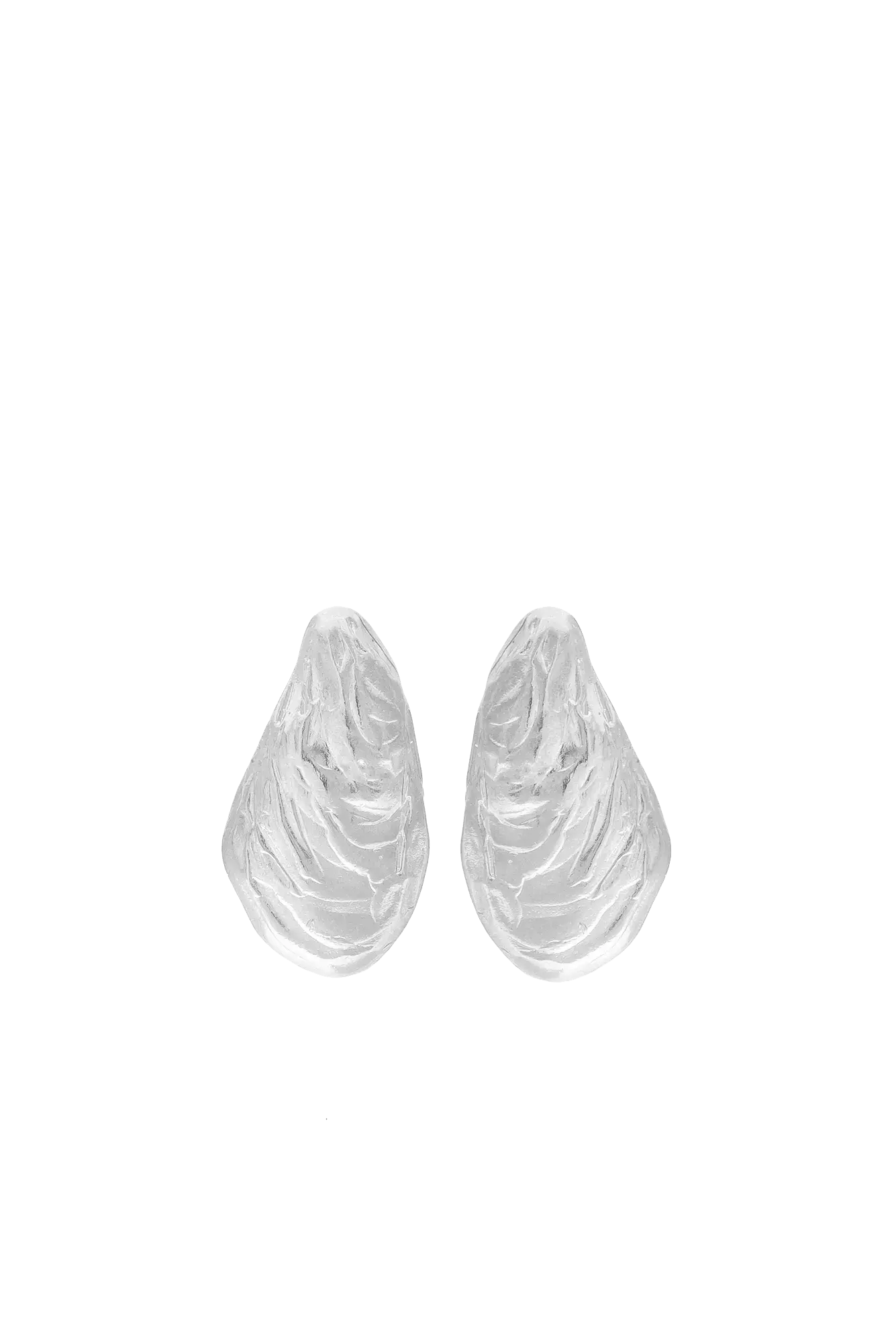 OPLOTKA MIDI CLAM SILVER Earrings