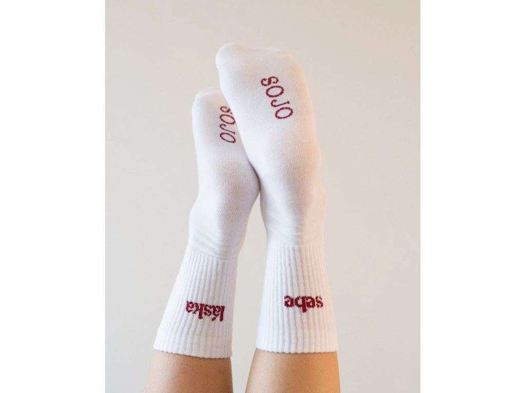 Sojo - Socks Sebeláska White