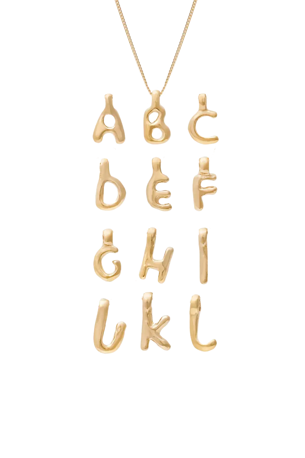 OPLOTKA LETTER GOLD Necklace