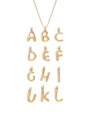 OPLOTKA LETTER GOLD Necklace