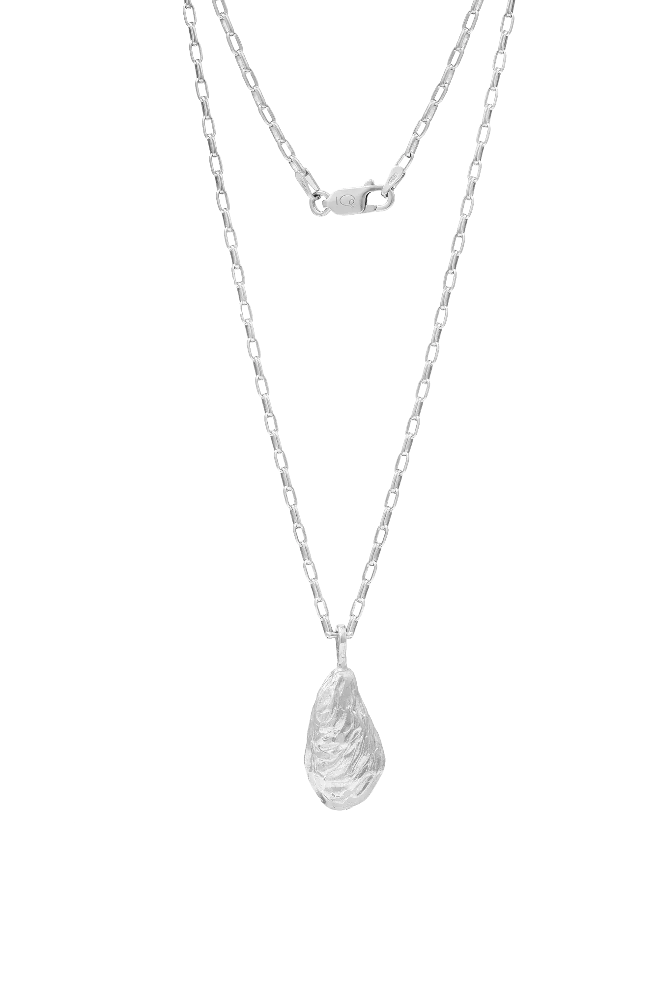 OPLOTKA MIDI CLAM SILVER Necklace