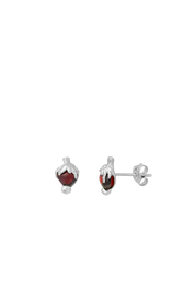 OPLOTKA BABY STRAWBERRY SILVER Earrings