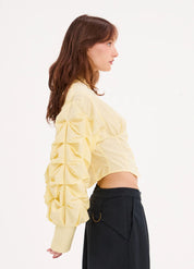 By Marta Studios - Claudya Corset Blouse with Cuffs