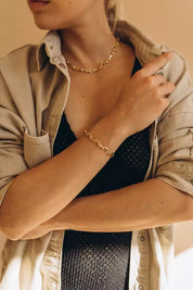 OPLOTKA ANKIER GOLD Necklace