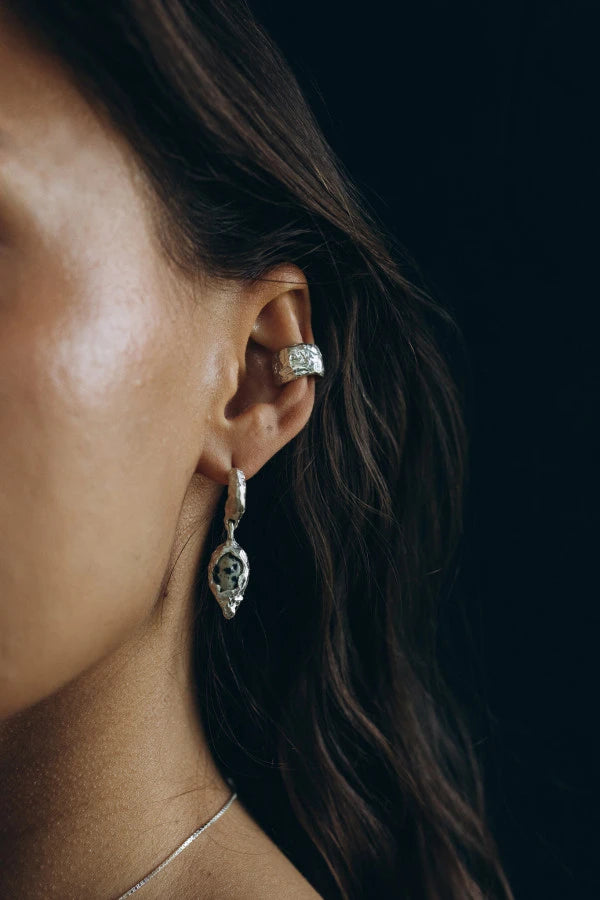 OPLOTKA SUMMIT SILVER earcuff