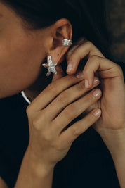 OPLOTKA SUMMIT SILVER earcuff