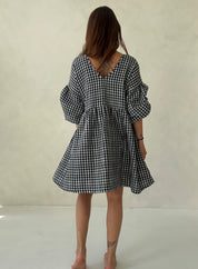 SHATTY - Muselin Dress - Sara vichy dress