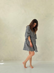 SHATTY - Muselin Dress - Sara vichy dress