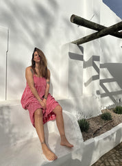 SHATTY - Muslin Dress - Iza Vichy Dress
