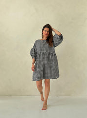 SHATTY - Muselin Dress - Sara vichy dress