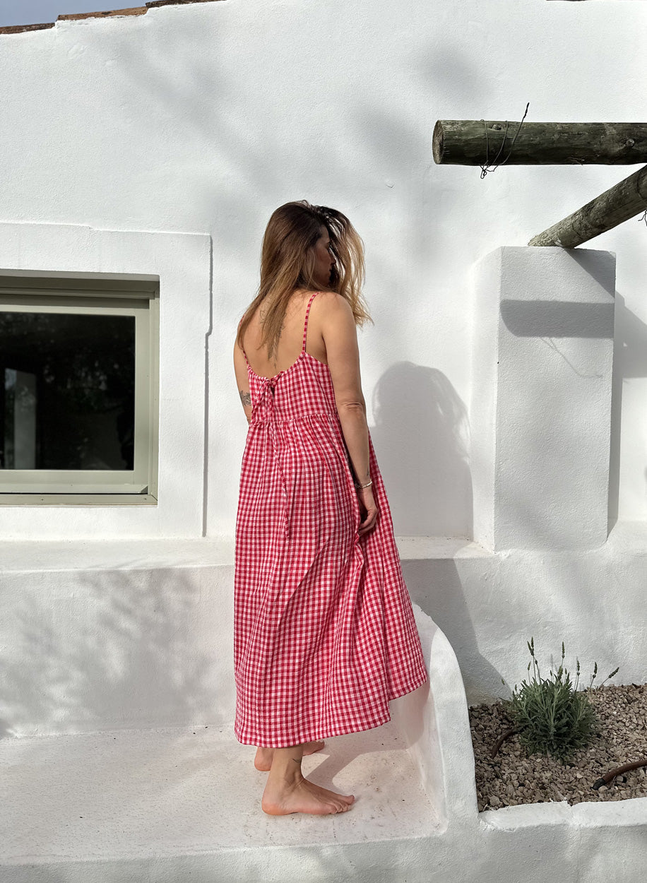 SHATTY - Muslin Dress - Iza Vichy Dress