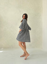 SHATTY - Muselin Dress - Sara vichy dress