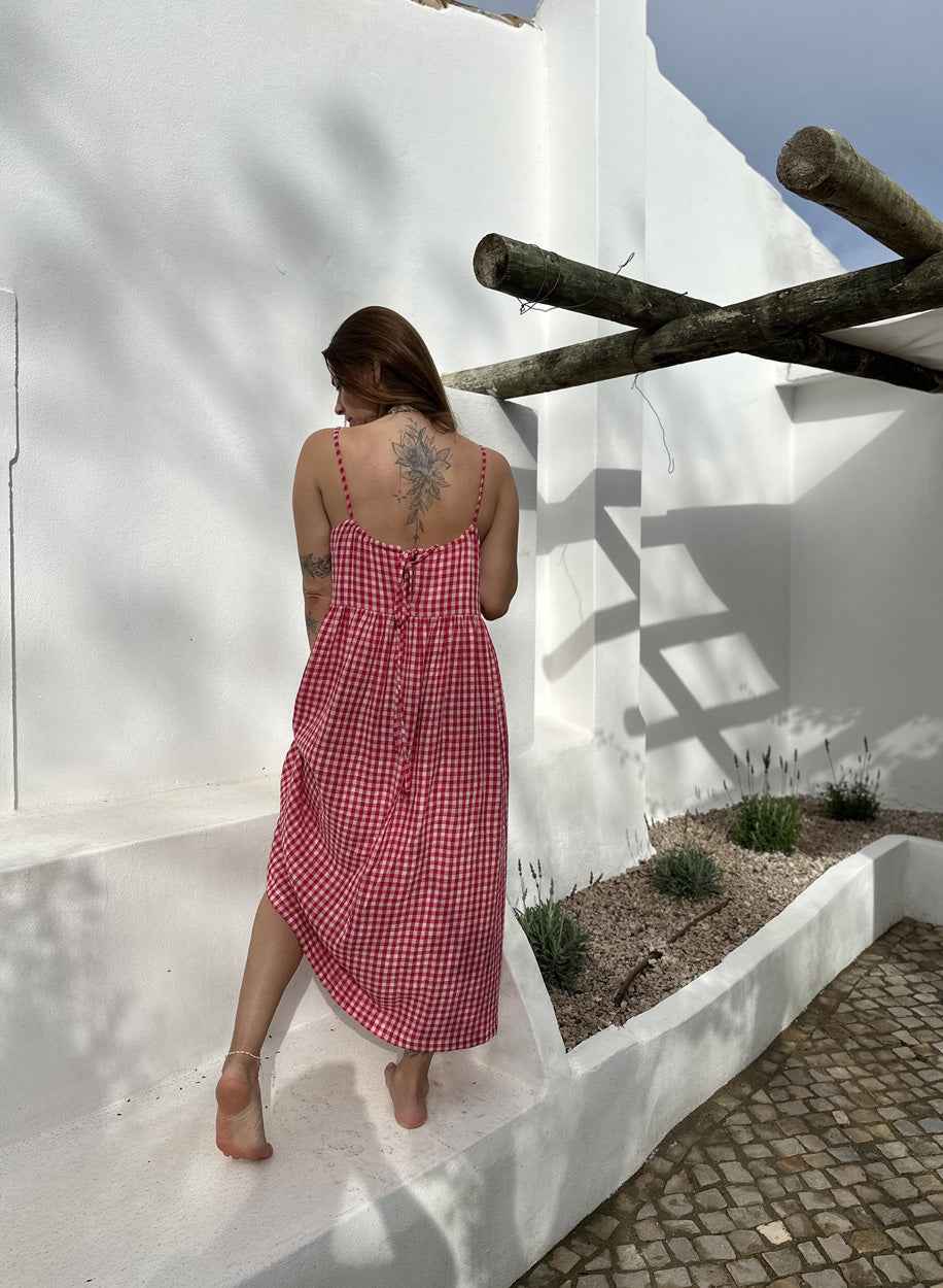 SHATTY - Muslin Dress - Iza Vichy Dress
