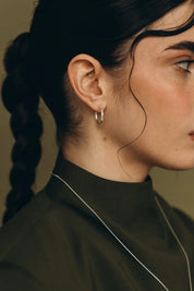 OPLOTKA MELT SILVER Earrings