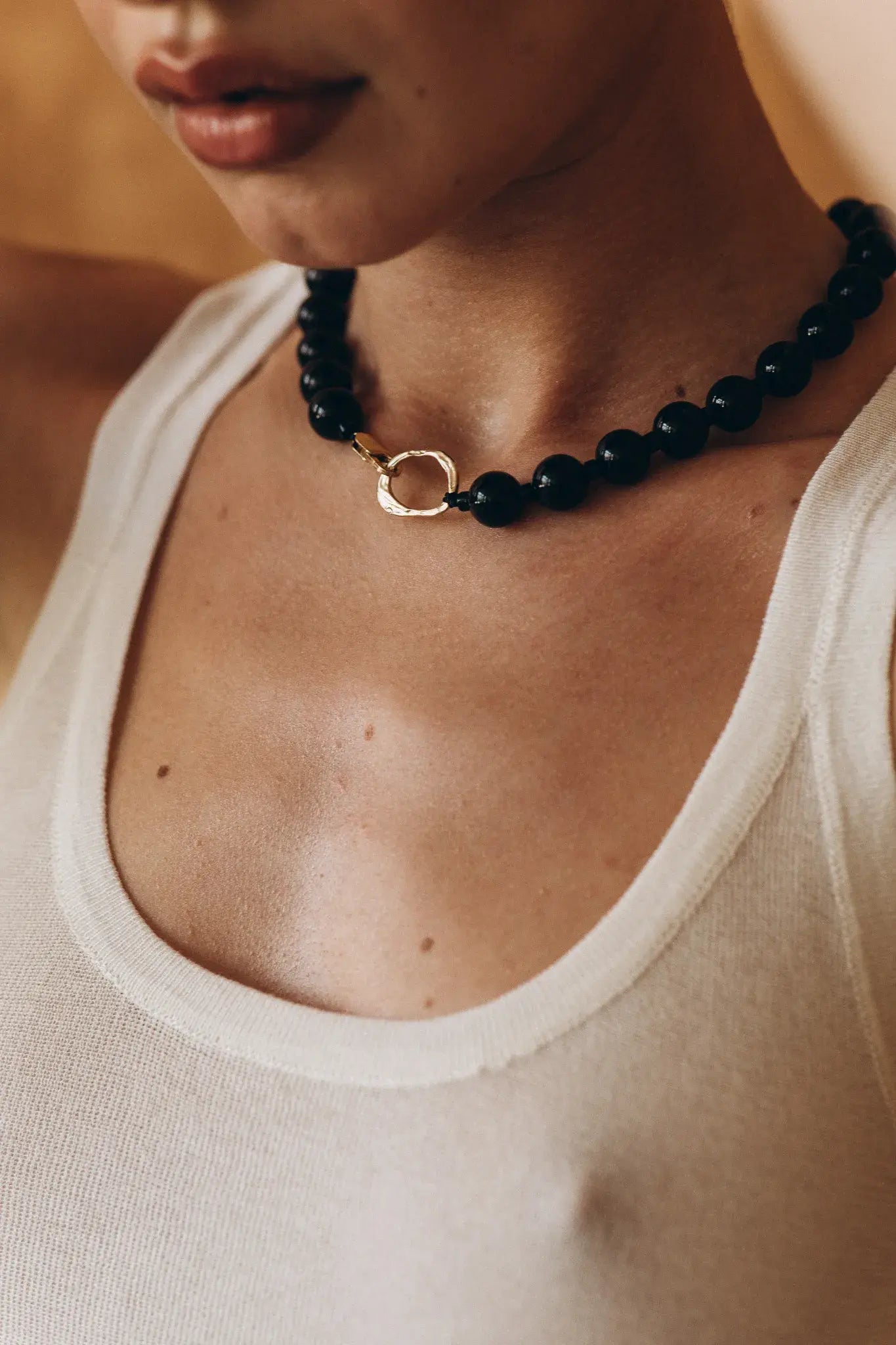 OPLOTKA SMOKY GOLD Necklace