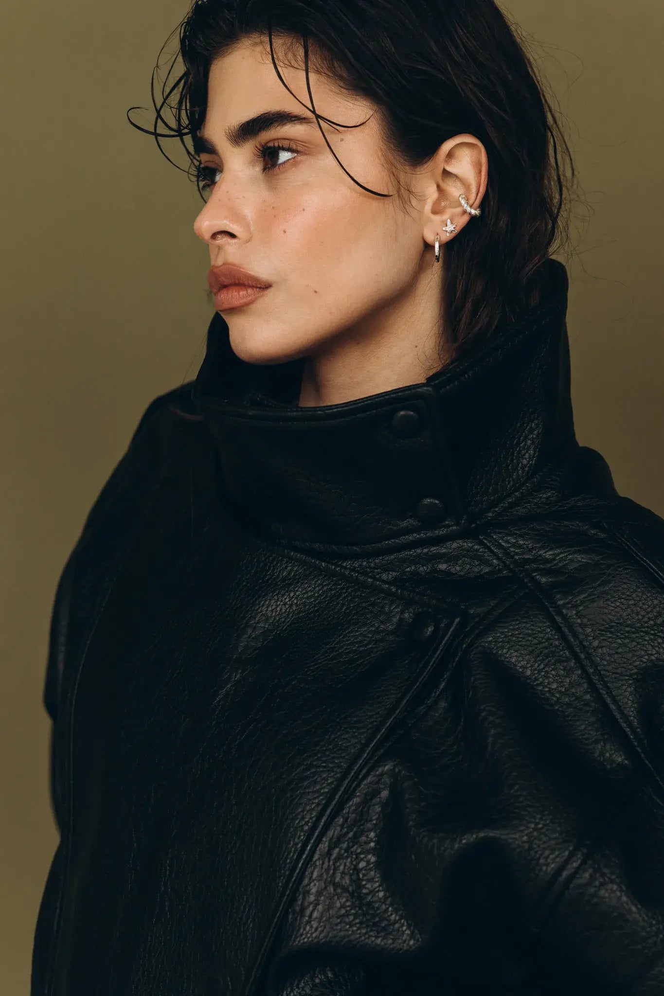 OPLOTKA MELT MINI SILVER Earrings