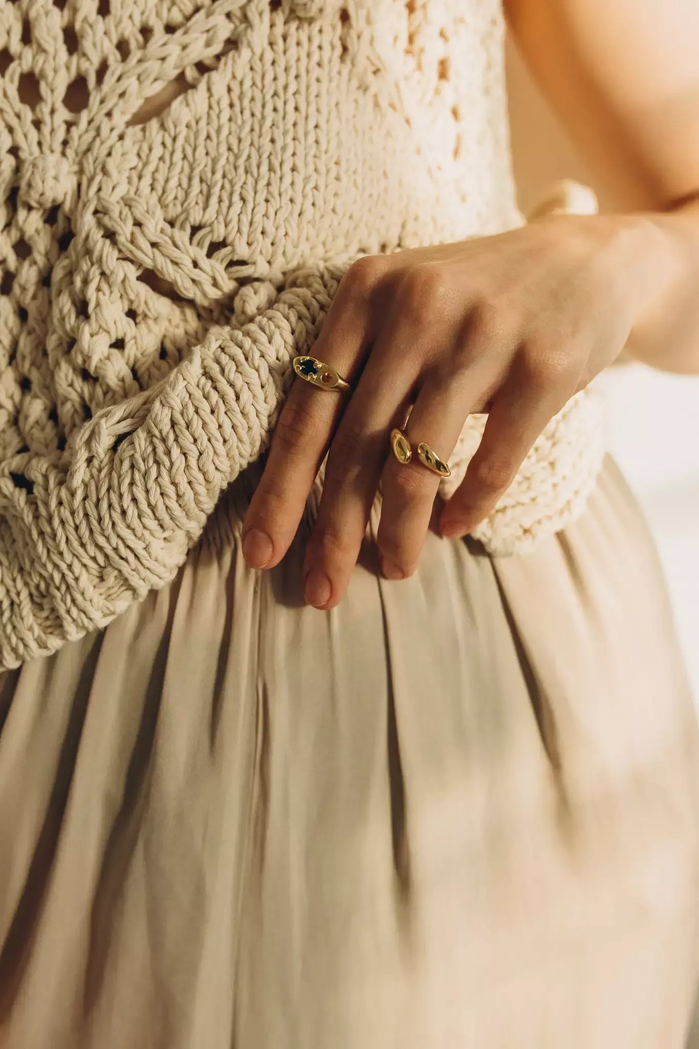 OPLOTKA SLUCH GOLD ring