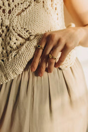OPLOTKA SLUCH GOLD ring