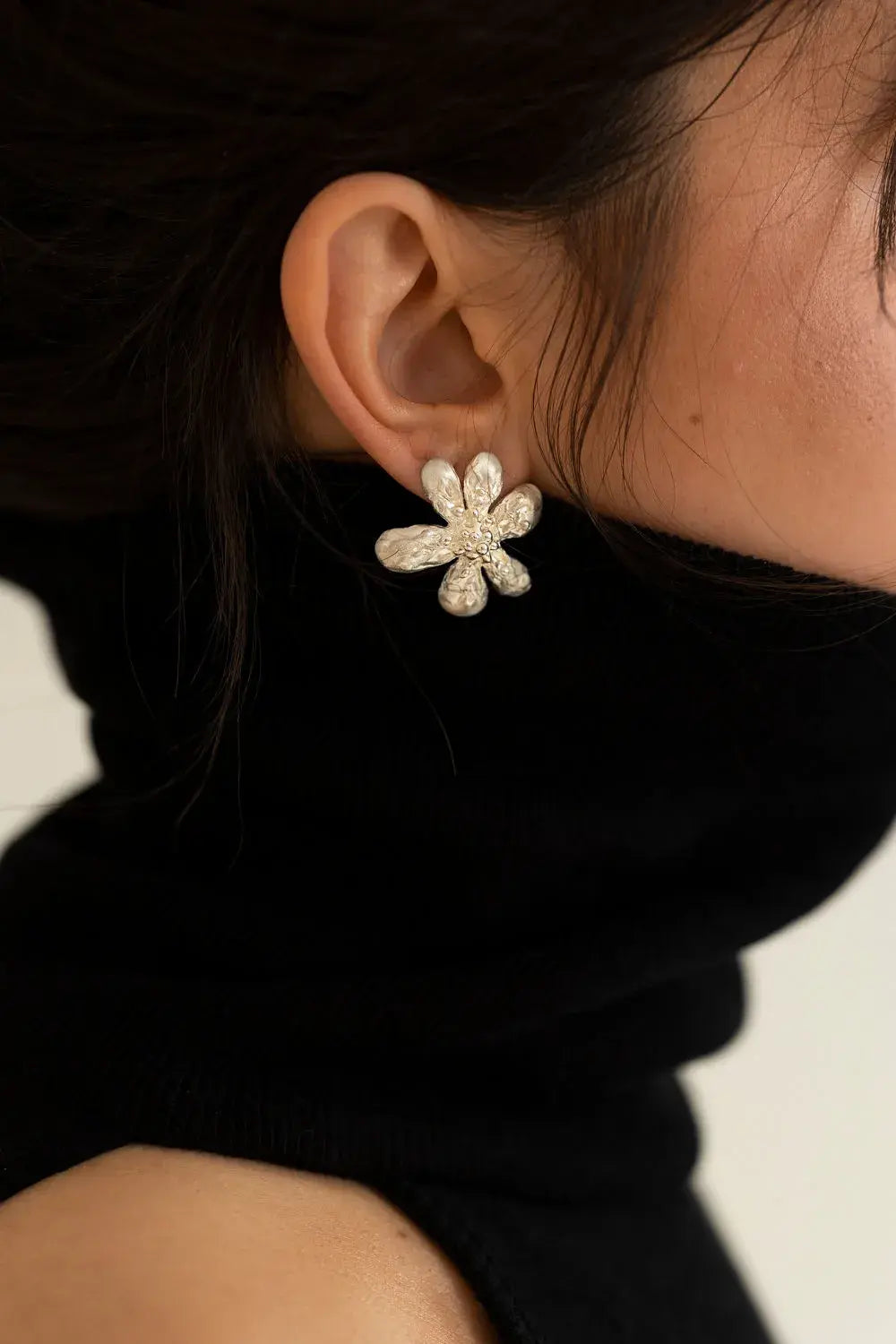 OPLOTKA BLOOM SILVER Earrings