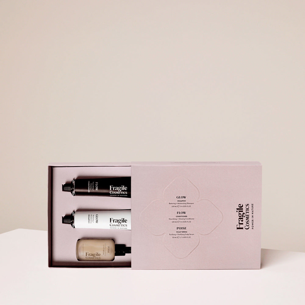 Fragile Cosmetics – CONSCIOUS CARE HAIR RITUAL SET / The Pellam Edit