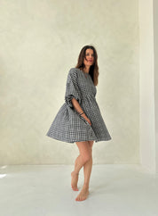 SHATTY - Muselin Dress - Sara vichy dress