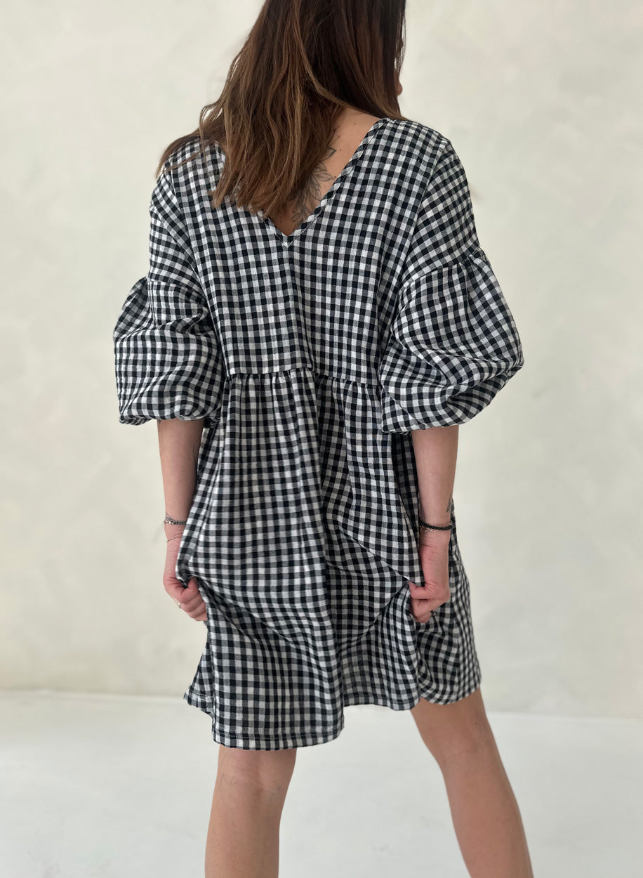 SHATTY - Muselin Dress - Sara vichy dress