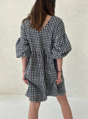 SHATTY - Muselin Dress - Sara vichy dress