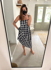 SHATTY - Muslin Dress - Iza Vichy Dress